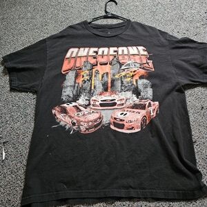 Black 'ONE OF ONE' Graphic Racing Tee
